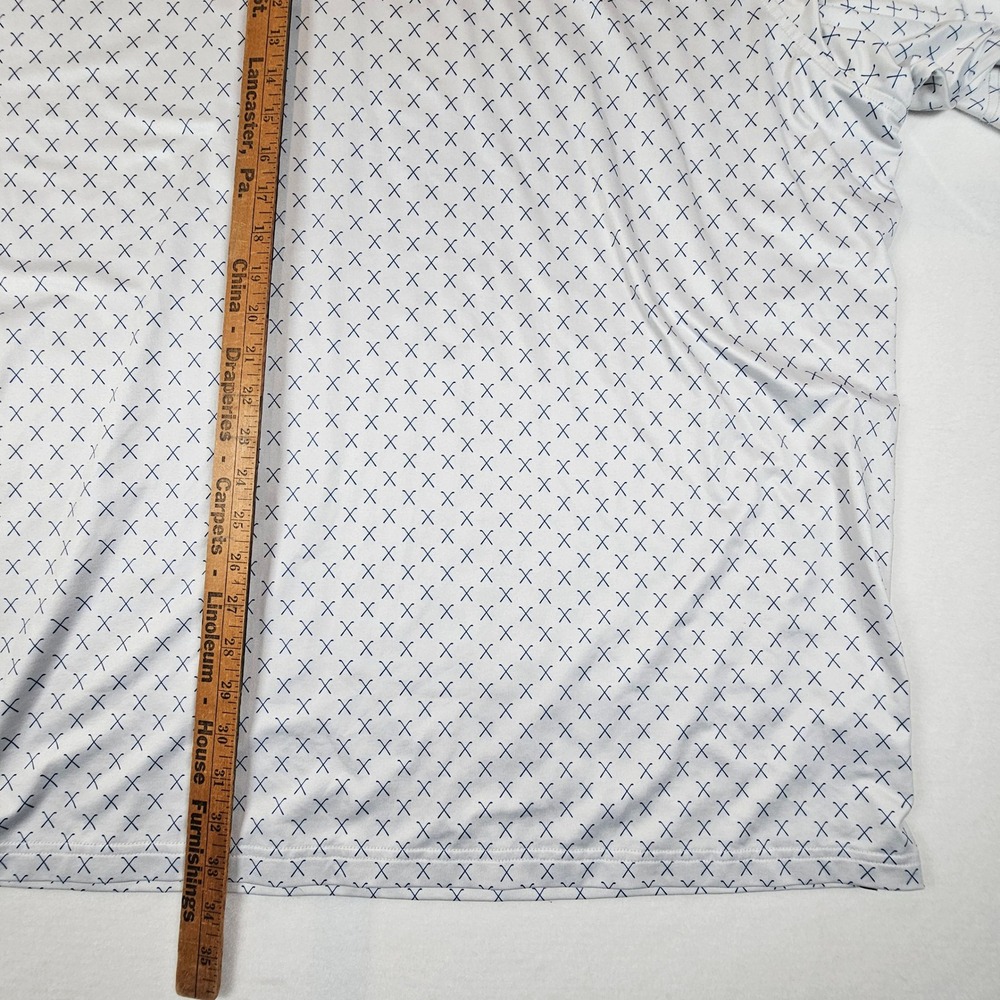 Lot of 3 MAELREG Performance Golf Polo Shirts Mens 5XL Plaid Stripe Crosshatch - Picture 7 of 10
